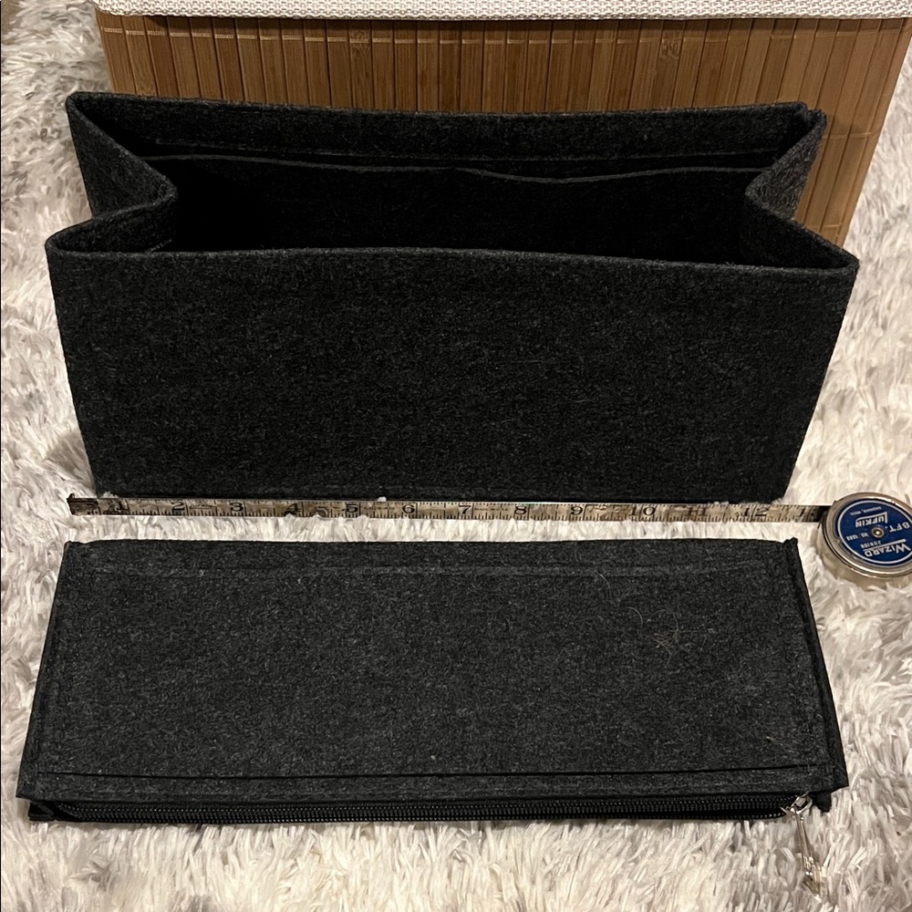 Black Felt Purse Organizer